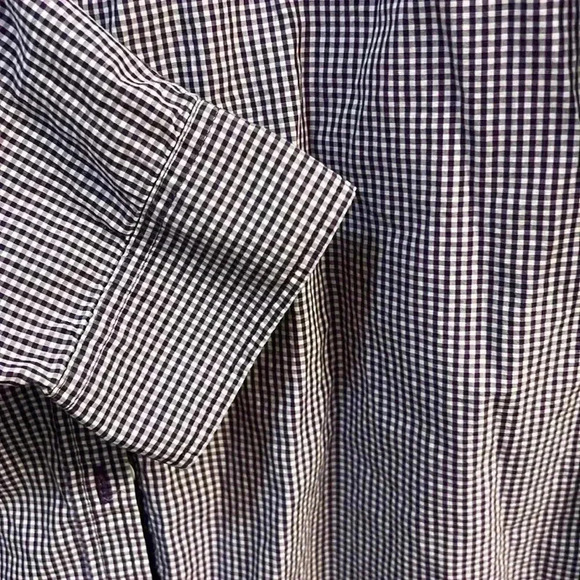 American Eagle Outfitters Boyfriend Fit Button Up Large Light Academia Preppy - Picture 4 of 5